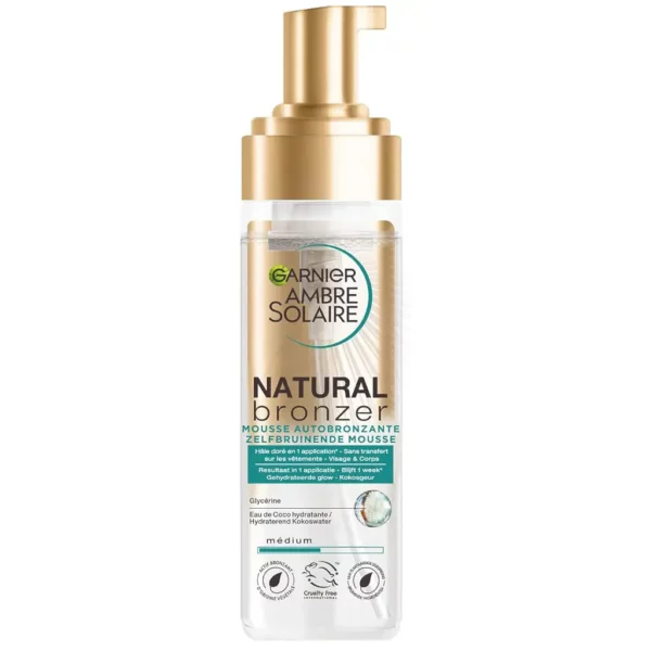 autobronzant bronzage uv garnier ambre solaire