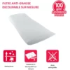 filtre mousse de rechange pour hotte découpable sur-mesure